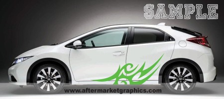 Abstract Body Graphics Design 08